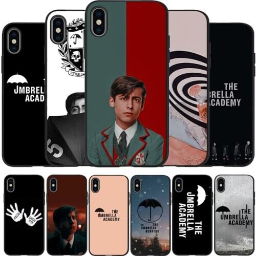 The Umbrella Academy Black TPU Silicone Soft Phone Case For iPhone 11 12 Pro X XR XS MAX 5 6 7 8 Plus SE 2020
