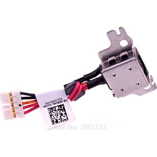 New DC Power Jack for Dell Latitude 3180 3189 P26T Chromebook 11 3180 3181 3189 CAV00 XNJ46 DC30100ZR00 Charging Port Harness
