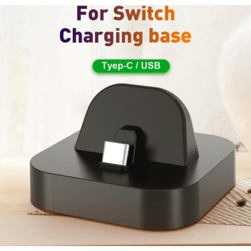 Portable Type-c Game Console Charging Base Charger Adapter for NS