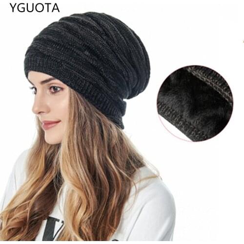 Wool Knitting Hat For Men And Women With Kind Of Warm Velvet Outdoor Leisure Cap Tide Product Diamond 2021 New Coltsfoot Cap
