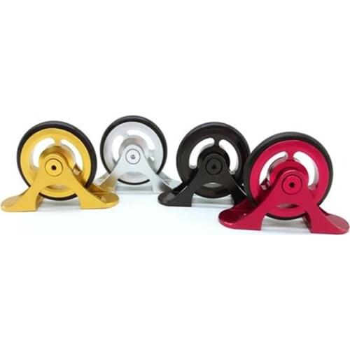 Folding Bike Fender Easywheel For Brompton Mudguard Bearing Wheel Mud Removal Wheel Single Cycling Parts