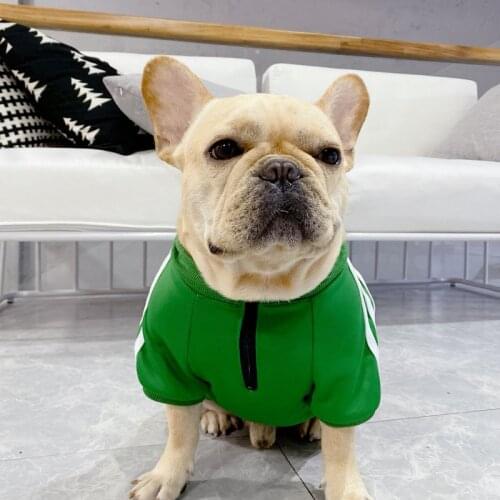 Pet Dog Sports Clothes for Small Medium Dogs Funny Print Dog Hoodie French Bulldog Coat Pug Jacket Schnauzer Costume WPN0016