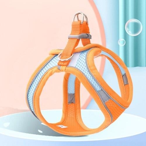 Reflective Dog Harness and Leash Set Pet Cat Harnesses Vest Walking Lead Leash for Chihuahua Pug Small Medium Puppy Dog