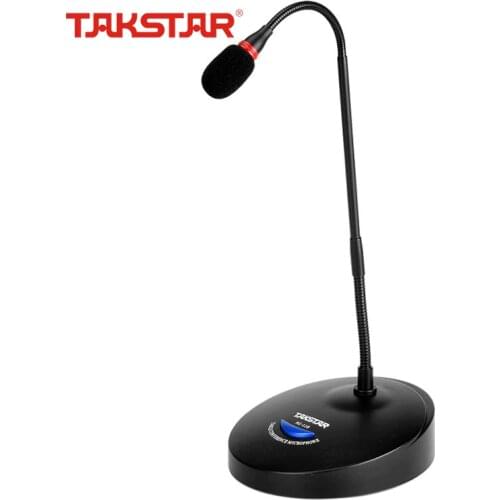 TAKSTAR MS-118 Desktop Conference Microphone Speech Mic With Switch for Public Address Conference System Church Broadcast