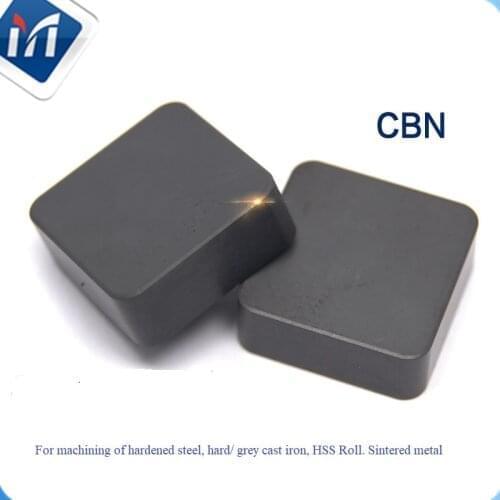 Solid CBN lathe tool PCBN insert cnc turning blades SNMN120712 CNMN120408 SNMN1507 steel cutter machining iron brake disk rolls