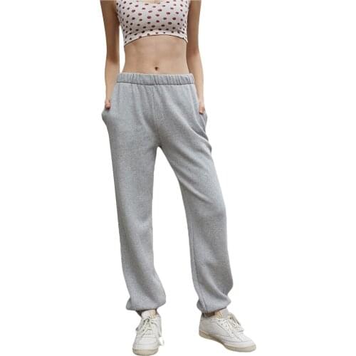 Ladies Fashion High Waist Heart-Shaped Printed Pants Fashion Love Knitted Thin Wide Leg Pants Long Pants Shopping Daily Wear