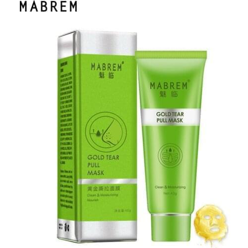 Gold Blackhead Mask Deep Cleansing Remove Stains Shrink Pore Improve Rough Skin Acne Depth Replenishment Moisturizing Oil-contro