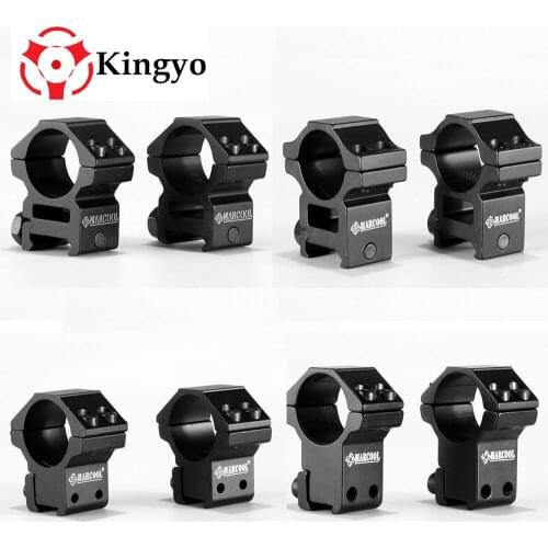2pcs/Set Hunting Tactical High Scope Mounts 25.4mm Rings for Dovetail Picatinny Rail Rifle Gun Flashlight Mount Accessory