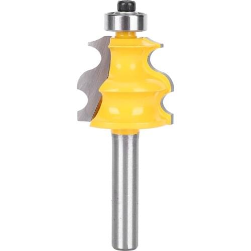 8mm Shank Router Bit Cemented Carbide Woodworking Trimming Cutter T-Shaped Tongue Groove Milling Cutter