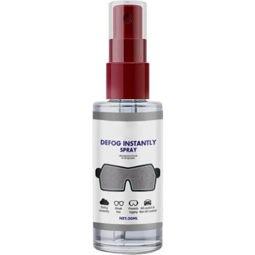 Anti Fog Spray Eyeglass Goggles Antifog Lens Cleaner 48h Long Lasting Glasses Defogger Prevent Fogging Spray for Glasses 2XPC