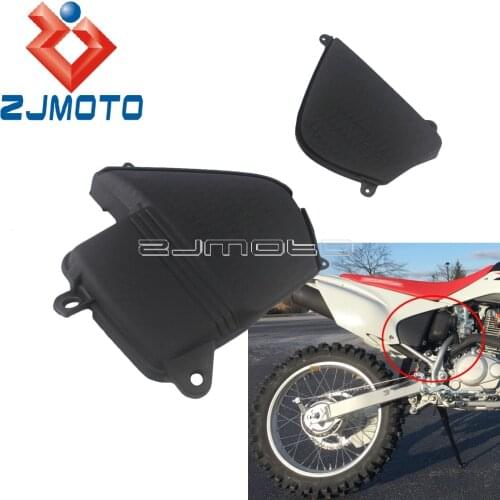 Dirt Bike Battery Box Side Cover For Honda CRF230F CRF 230 2015 2016 2017 2018 2019 Black Plastic Battery Box Guards Protector
