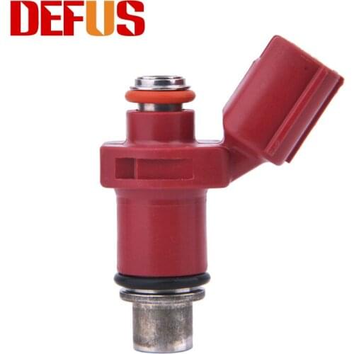 DEFUS 8X New Fuel Injector Motorcycle Nozzle 160cc 10 Holes Replacement Motorbike Injection for Yamaha System Motor Parts Red