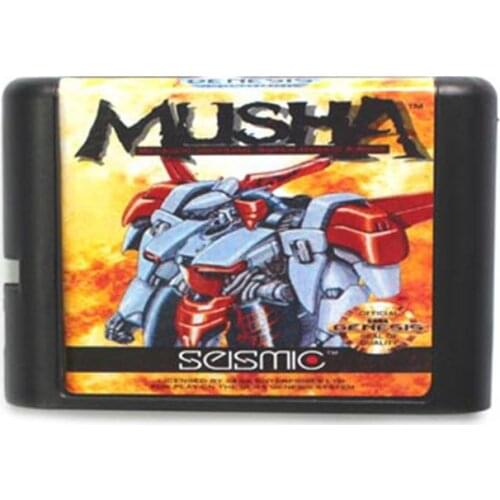 MUSHA 16 bit MD Game Card For Sega Mega Drive For Genesis