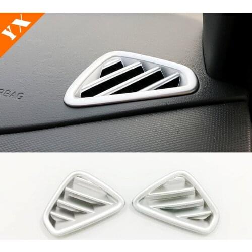 ABS Matte/Carbon 2017 18 19 2020 Car Front Small Air Conditioner Outlet AC Vent Decoration Cover Trim for Hyundai Kona Encino