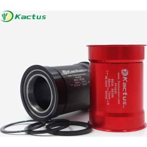 KACTUS TECH pf4630 Hollowgram pressfit bicycle bottom brackets 30mm mtb mountain road bike CERAMIC press fit pf46 bicycle parts