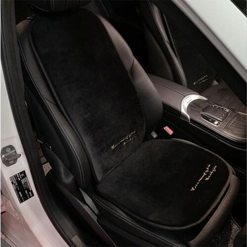 Winter Plush New Arrival Fashion Three-piece Front Cushion Rear Car Seat Cushion Accessories