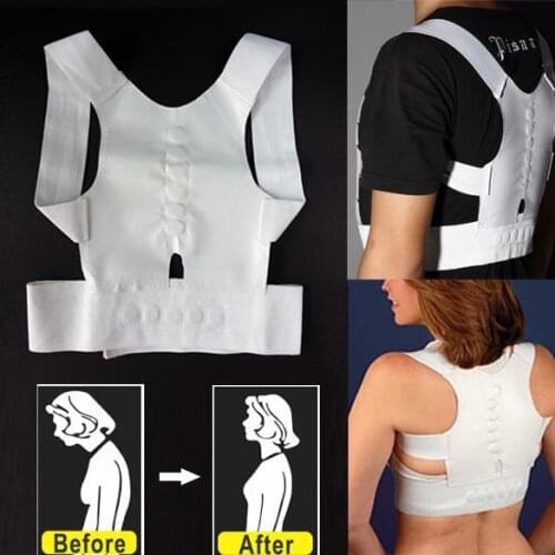 Magnetic Therapy Posture Back Shoulder Corrector Support Brace Belt Sitting Posture Correction Band