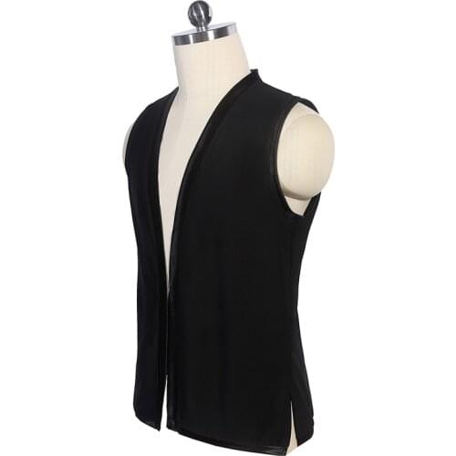 Latin Dance Clothes Men Vest Tops Cha Cha Performance Competition Clothing Robe Latino Danse Ballroom Dress Standard Dance Wear