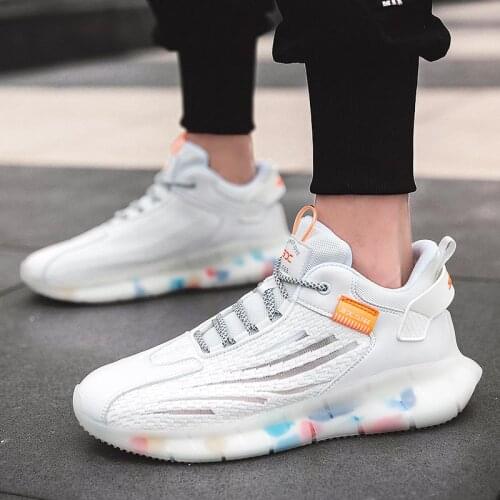 Plus Size Outdoor Lightweight Mens Running Shoes Sports Sneakers Mens Sport Shoes White Trainers 2021 Sneakeres Child D-809