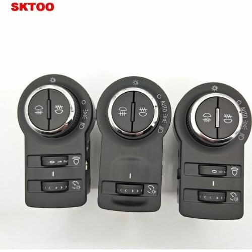 SKTOO For Buick Encore Chevy Cruze Malibu Without AUTO GM13301749 Fog Lamp Headlight Control Switch Button