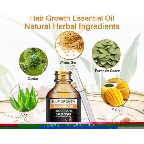 PEIMEI Hair Growth Treatment Serum Ginger Hair Essential Grow Growth Essence Hair Restoration Fast Hair Care Dense Oil Ging G3W6