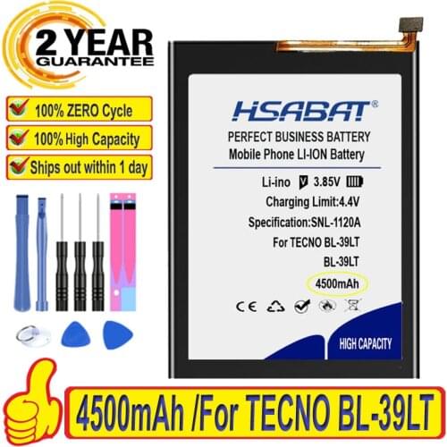 Top Brand 100% New 4500mAh BL-39LT Battery for TECno Camon 12 CC7 Spark 4 KC2 Batteries
