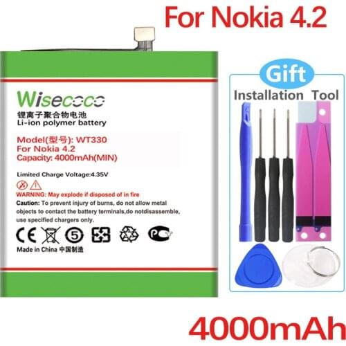 WISECOCO WT330 Battery For Nokia 4.2 TA-1184 TA-1133 TA-1149 TA-1150 TA-1157 In Stock High Quality Phone
