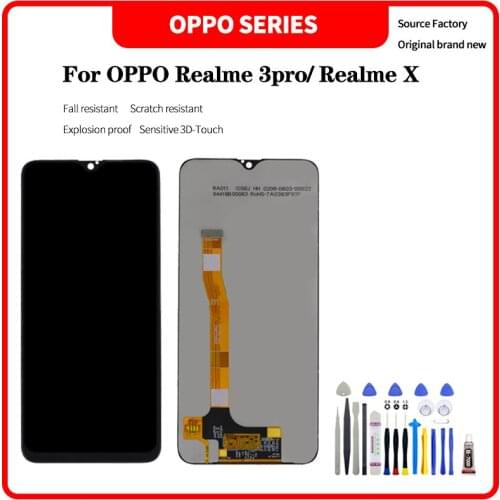 LCD For OPPO Realme 3 pro Realme X Display Touch Screen Digitizer Assembly For OPPO Realme 3pro Screen with Disassembly tools