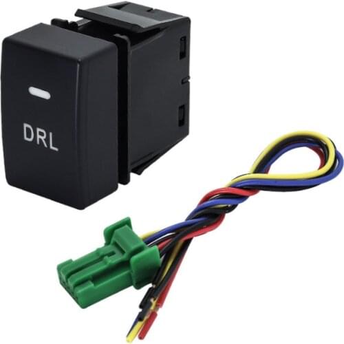 1PC DRL LED power supply fan Electronic dog After Fog Light Steering Sheel Switch Button for Honda UR-V URV / CRV 2017