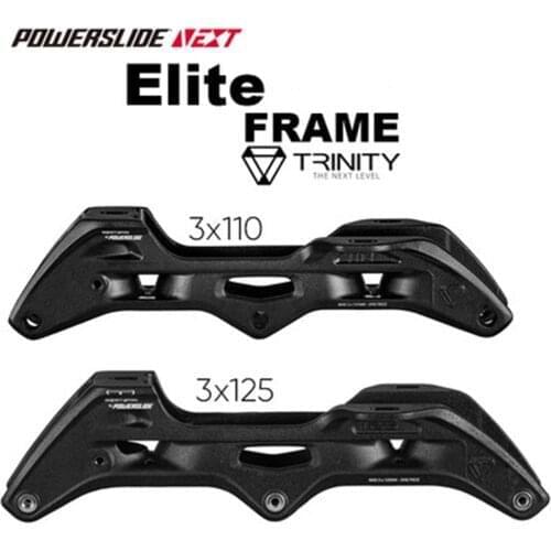 100% Original Powerslide NEXT Elite Frame Trinity Inline Skates Frames 3*110mm 3*125mm Skating Shoes Base For TAU NEXT Patines