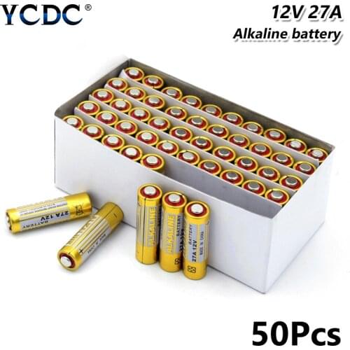 12V 27A Alkaline Dry Battery G27A MN27 MS27 GP27A A27 L828 EL812 EL-812 CA22 B-1 Battery For Flashlight Remote Control Alarm
