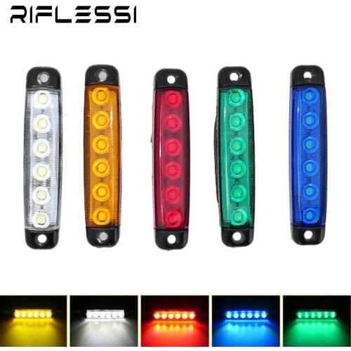 2 x Clearance Lights 12V 24V Truck Trailer Tractor Side Marker Light Turn Signal Indicator LED Lamp Running Lights For Cars