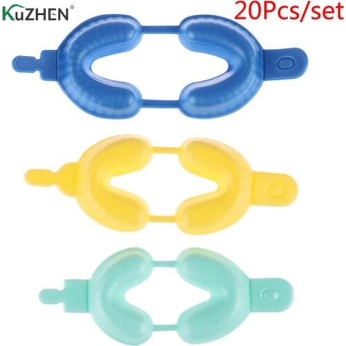 20pcs Dental Disposable Tray Fluoride Foam Impression Trays Dentistry Instrument Dentist Materials Large Medium Small Size