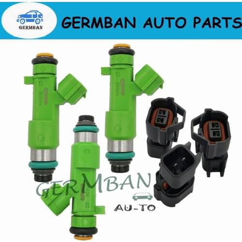 3PCS 12-Hole Fuel Injectors Upgrade with connectors For Benelli TNT 1130 FT-1130
