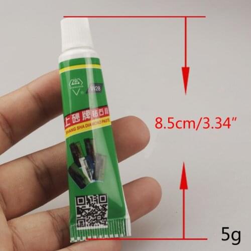 1/12Pcs Diamond Polishing Lapping Paste Compound Syringes W0.5 ~40 N58A