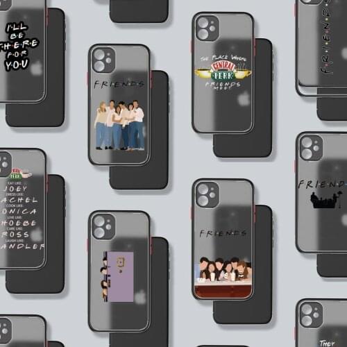 Central Perk Coffee friends tv show Phone Case Matte Transparent for iPhone 7 8 11 12 s mini pro X XS XR MAX Plus coque