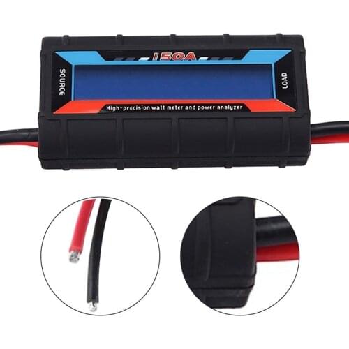 New Digital LCD Screen Watt Meter Power Analyser System 0-130A 0-60V Measuring Range Electricity Monitor Volt Tester