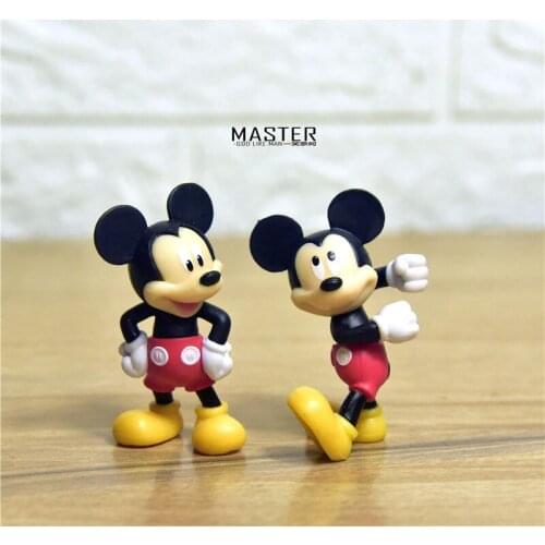 24piece 6cm mickey mouse Action Figure Model Toy mickey collection figure toys Cartoon doll model decorations