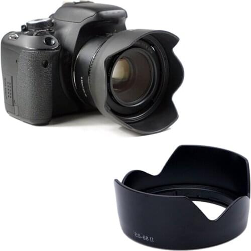 ES-68 II Bayonet Mount Lens Hood for canon EF 50mm f/1.8 STM Lens Petal P82A