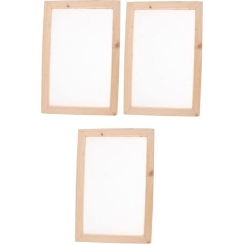 3set Paper Making Molds Papermaking Mould Frame Screen Tools Paper Handcraft