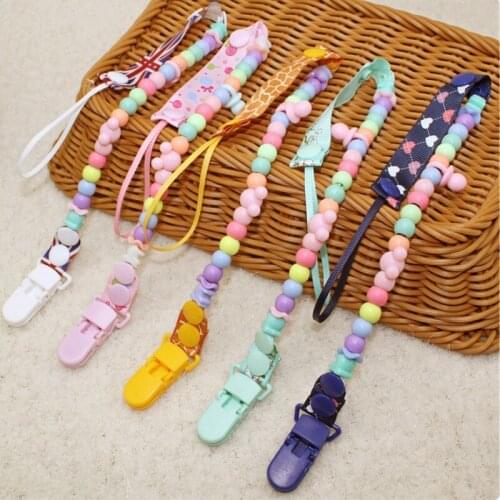 Hot New Baby Care Universal Holder Leash For Pacifiers Nipples Clip Chain Kids Child Soother Chains Teether