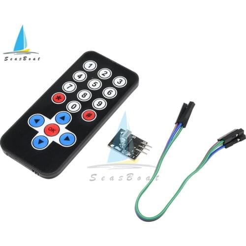 1set Infrared IR Wireless Remote Control Module Kits DIY Kit HX1838 For Arduino Raspberry Pi
