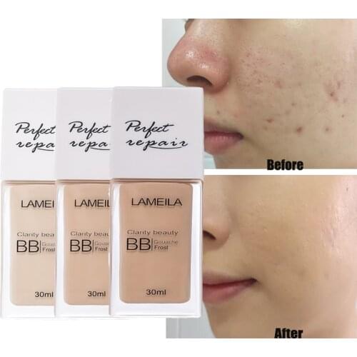 30ml Matte Makeup Foundation Cream Profissional Long Wear Oil Control Liquid Concealer Fashion Basic Makeup Beauty Cosmetics