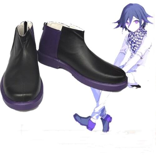 Danganronpa Kokichi Oma Shoes Cosplay Danganronpa V3 Killing Harmony Kokichi Oma Cosplay Boots Shoes Custom Made