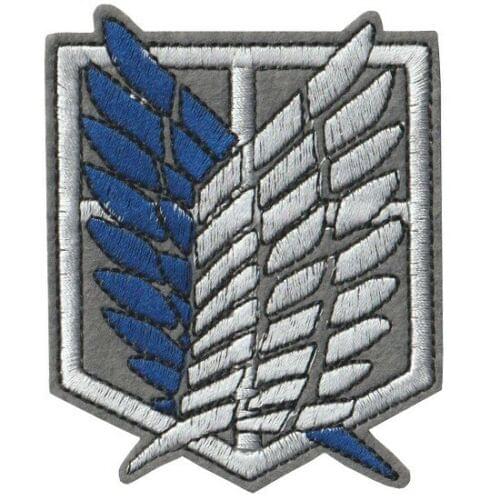 Attack on Titan Wings of Freedom Iron On embroidered Patch Scout Regiment Legion Survey Recon Corp Eren Badge