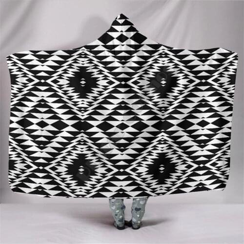 Plstar Cosmos Tous Hooded Blanket 3D full Printed Wearable Blanket Adults men women kids Boy Girl Blanket