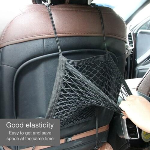 Stowing Tidying Oxford Fabric Car Storage Net Bag Automotive Pocket Multi-use Car Seat Back Organizer