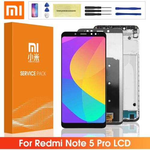 5.99'' Original LCD For Xiaomi Redmi Note 5 Pro LCD Display Touch Screen Digitizer Assembly Frame With For Redmi Note5 Note5 Pro