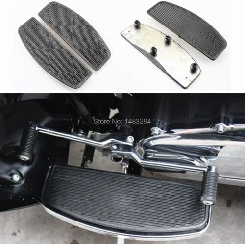 Front Rubber Rider Insert Floorboard Footboards Foot peg Footrest Pad Fits For Harley Davidson FLHTC FLHTCUI FLHTCU FLHRC
