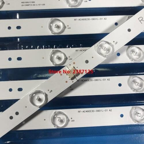 LED Backlight 6+6 lamp For Hit achi 49"TV SVJ490A06 LB-C490F13 LB-C490F13-E2-L-G1-SE4 LED49C1000N LED49C1080n C490F13-E2-L(G1)